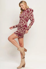 BASK IN LOVE SWEATER MINI DRESS - Flying Tomato - Flyclothing LLC