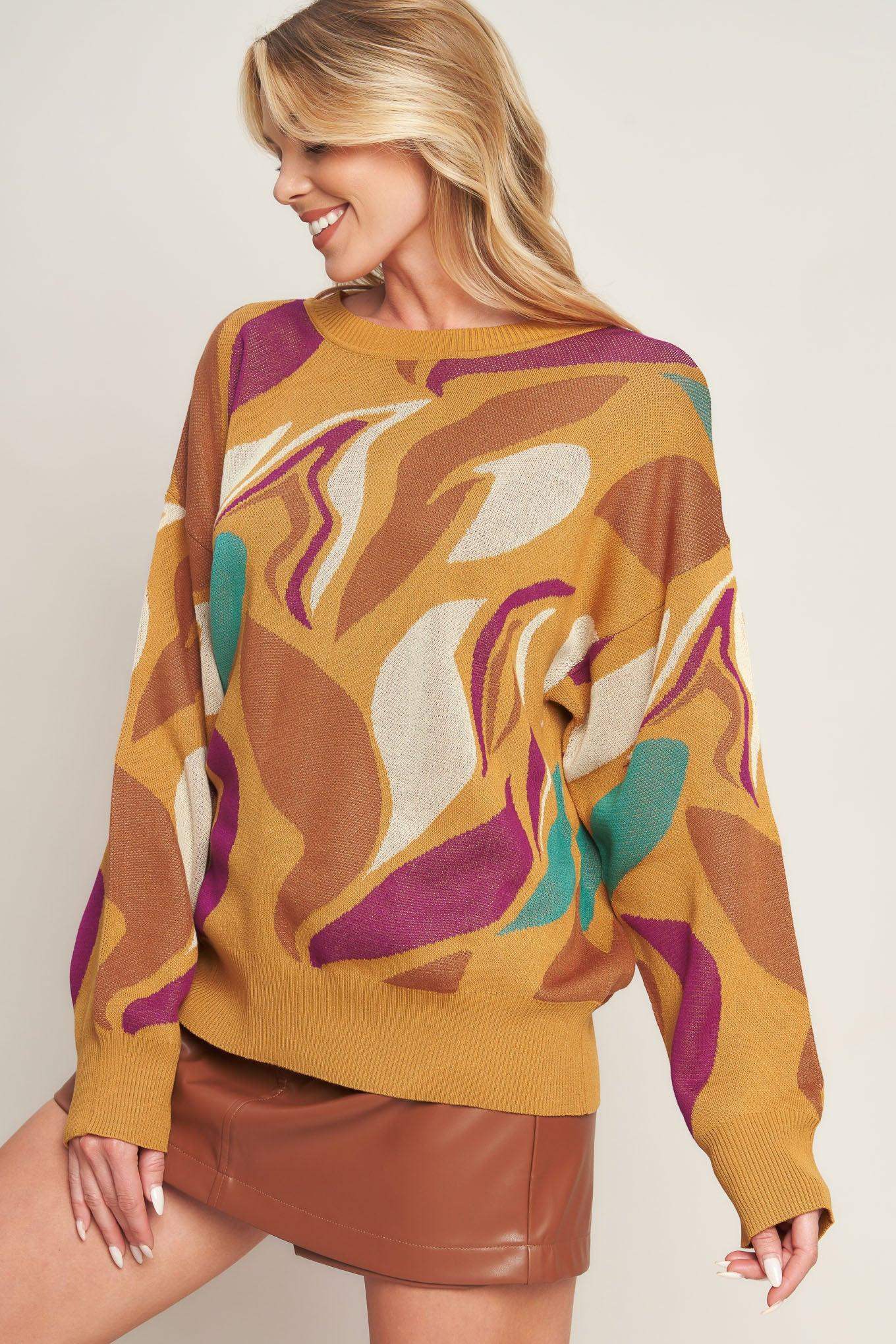 READY TO ADORE SWEATER TOP - Flying Tomato - Flyclothing LLC