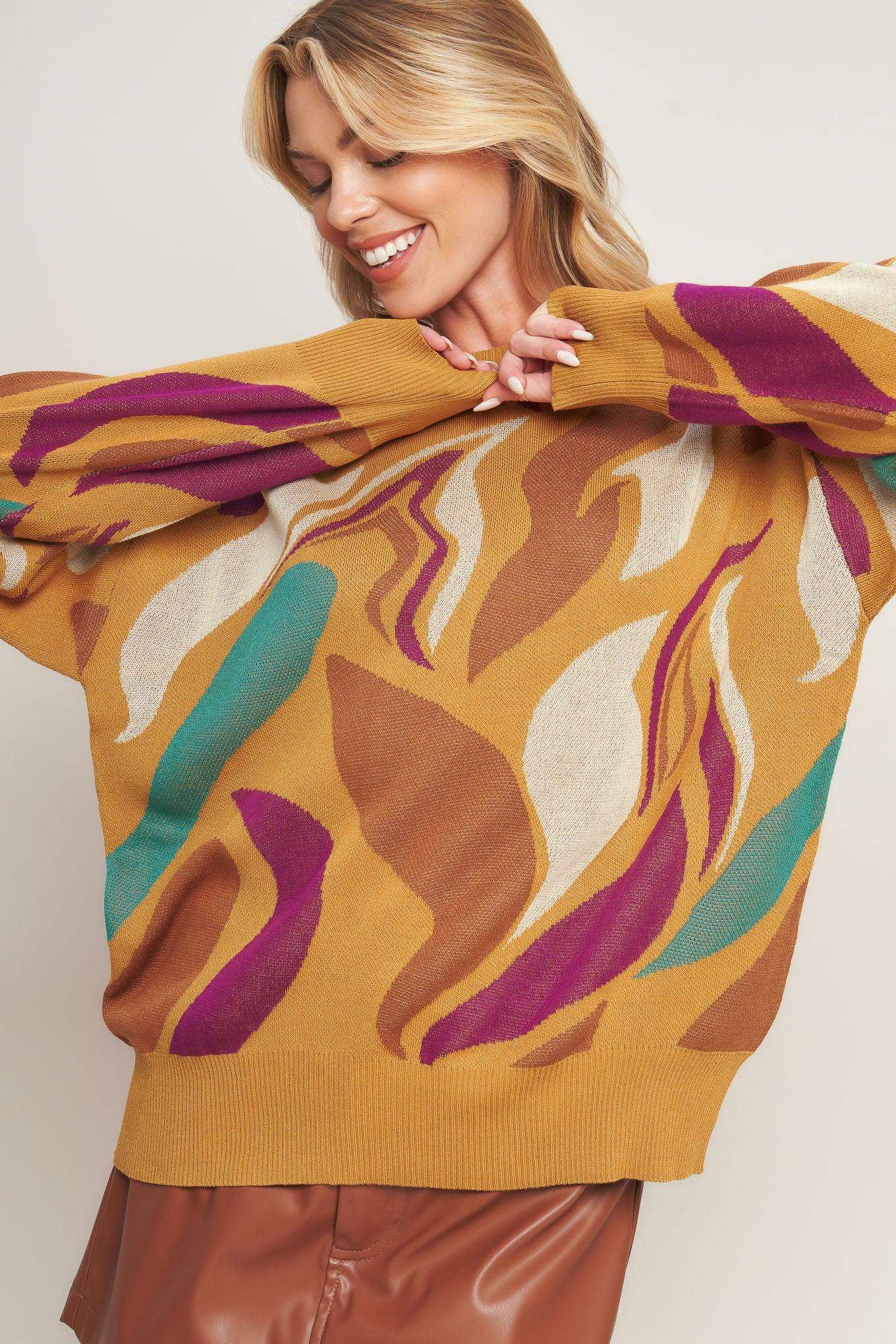 READY TO ADORE SWEATER TOP - Flying Tomato - Flyclothing LLC