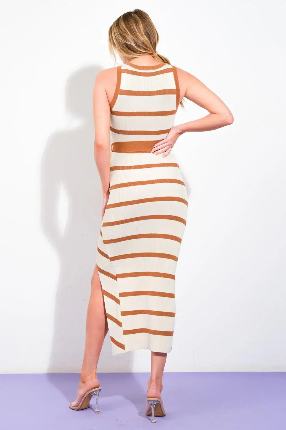 WHEN YOU'RE READY SWEATER MIDI DRESS - Flying Tomato - Flyclothing LLC