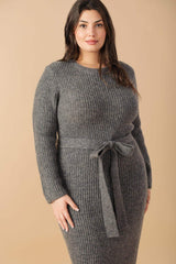 BE GOOD TO ME SWEATER MIDI DRESS - Flying Tomato - Flyclothing LLC
