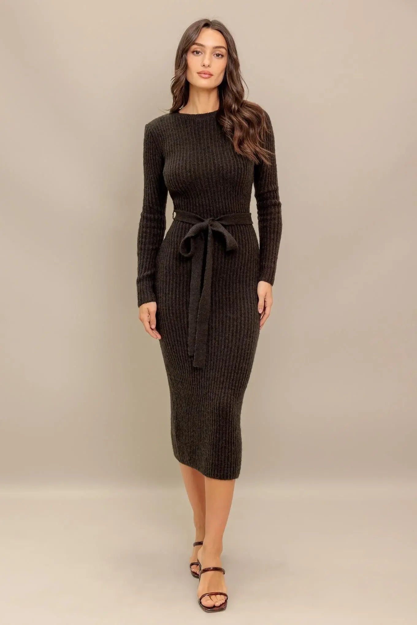 BE GOOD TO ME SWEATER MIDI DRESS - Flying Tomato - Flyclothing LLC