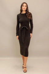 BE GOOD TO ME SWEATER MIDI DRESS - Flying Tomato - Flyclothing LLC