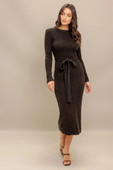 BE GOOD TO ME SWEATER MIDI DRESS - Flying Tomato - Flyclothing LLC