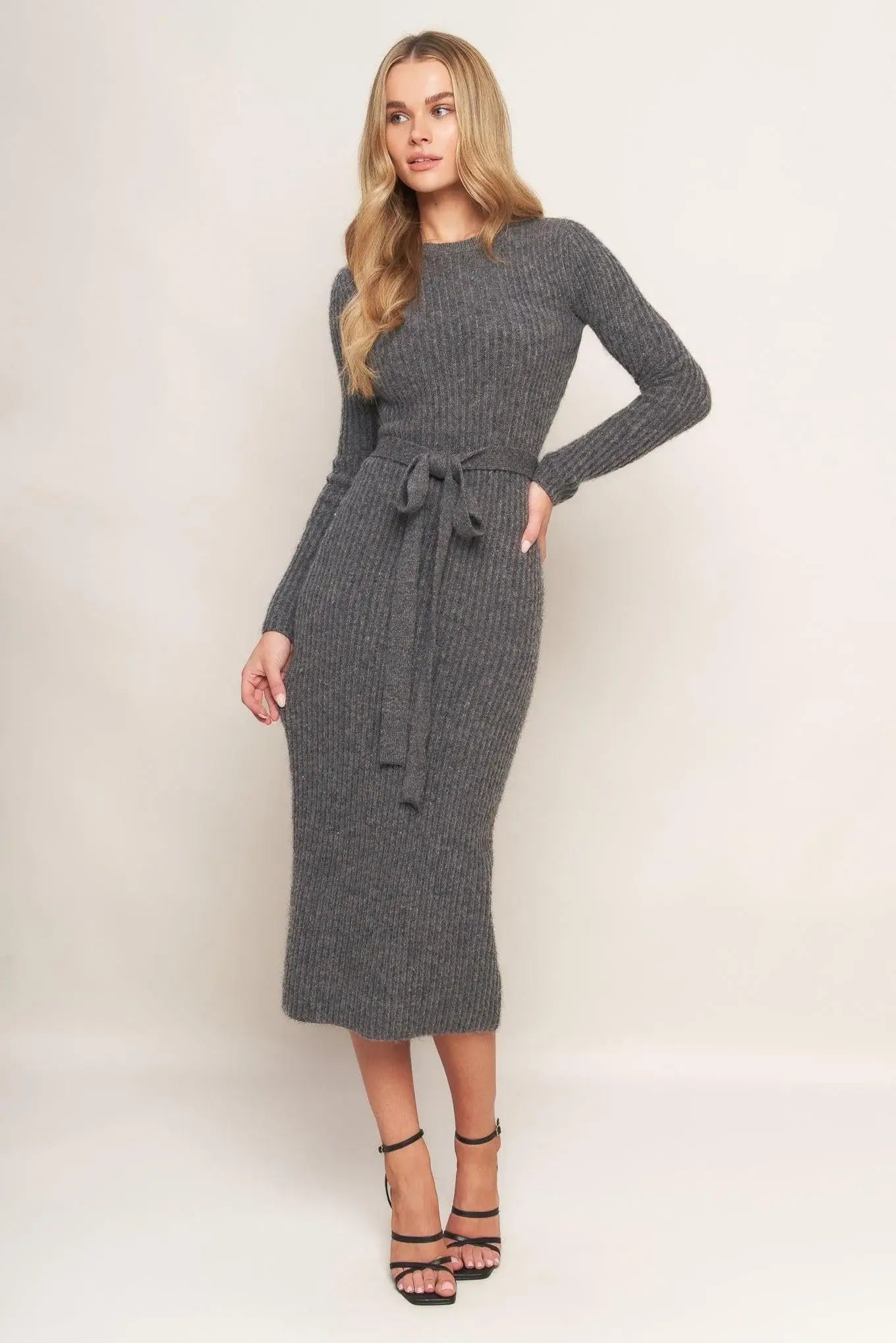 BE GOOD TO ME SWEATER MIDI DRESS - Flying Tomato - Flyclothing LLC