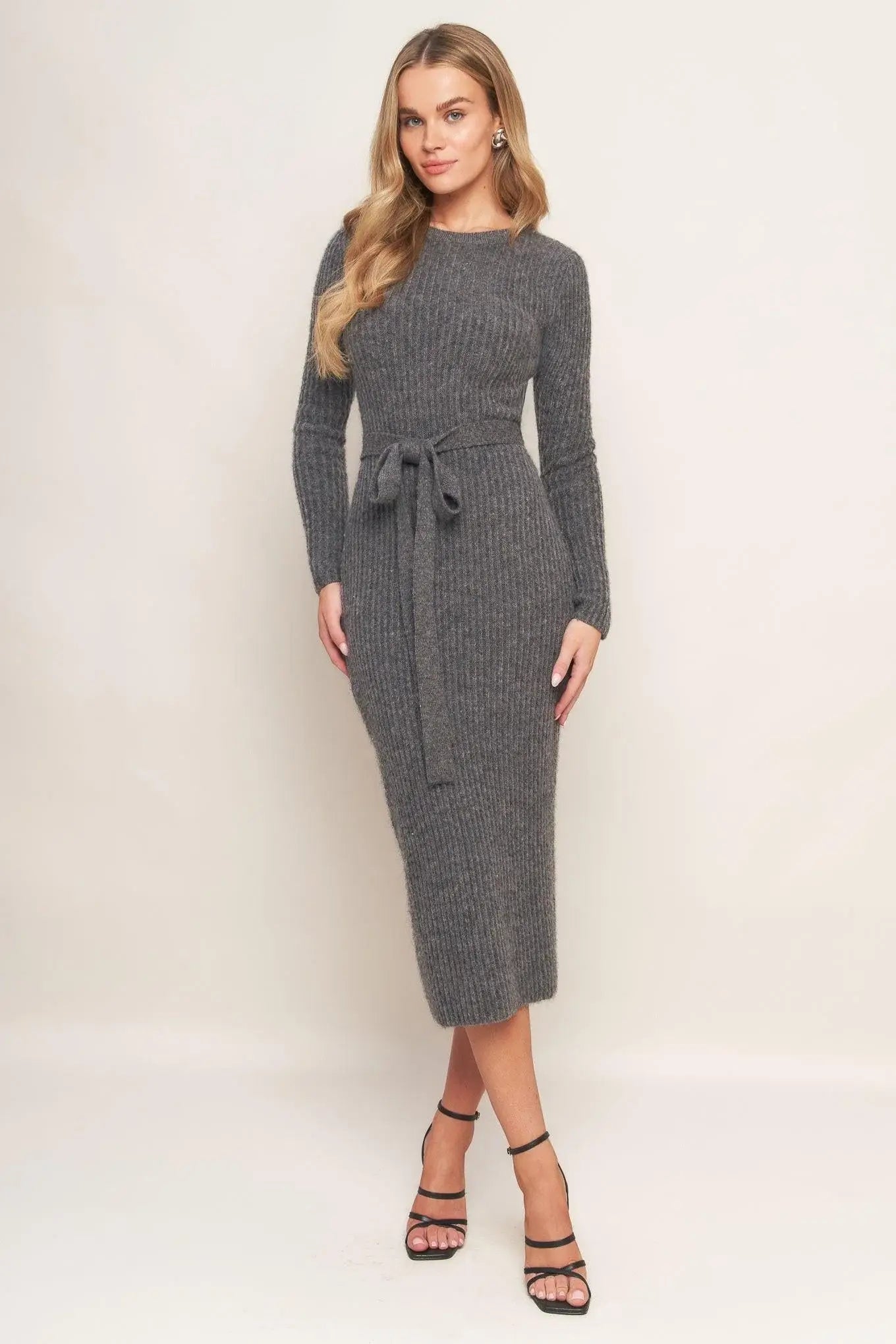 BE GOOD TO ME SWEATER MIDI DRESS - Flying Tomato - Flyclothing LLC