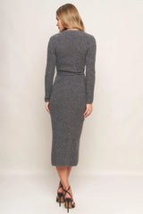 BE GOOD TO ME SWEATER MIDI DRESS - Flying Tomato - Flyclothing LLC