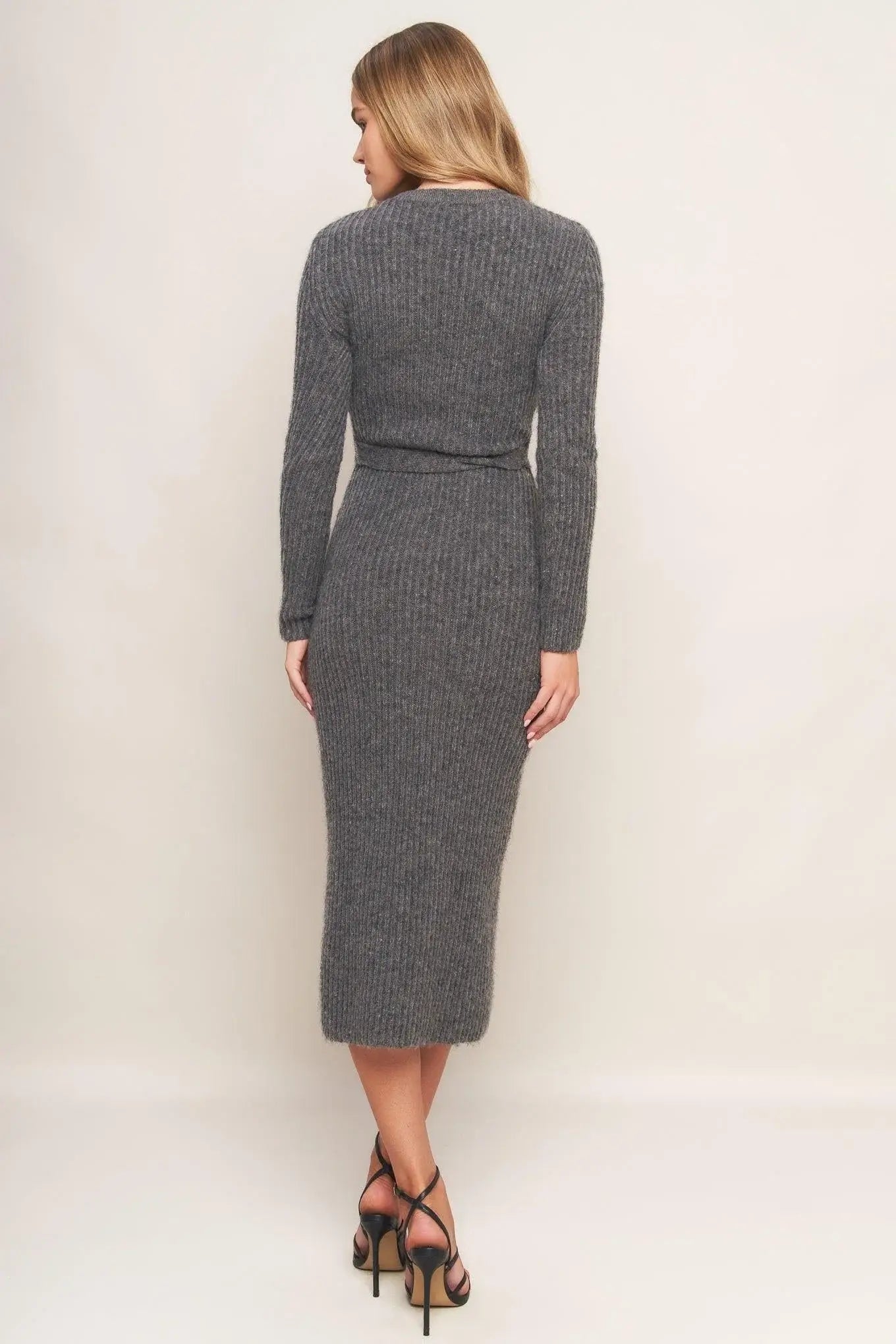BE GOOD TO ME SWEATER MIDI DRESS - Flying Tomato - Flyclothing LLC