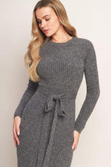 BE GOOD TO ME SWEATER MIDI DRESS - Flying Tomato - Flyclothing LLC