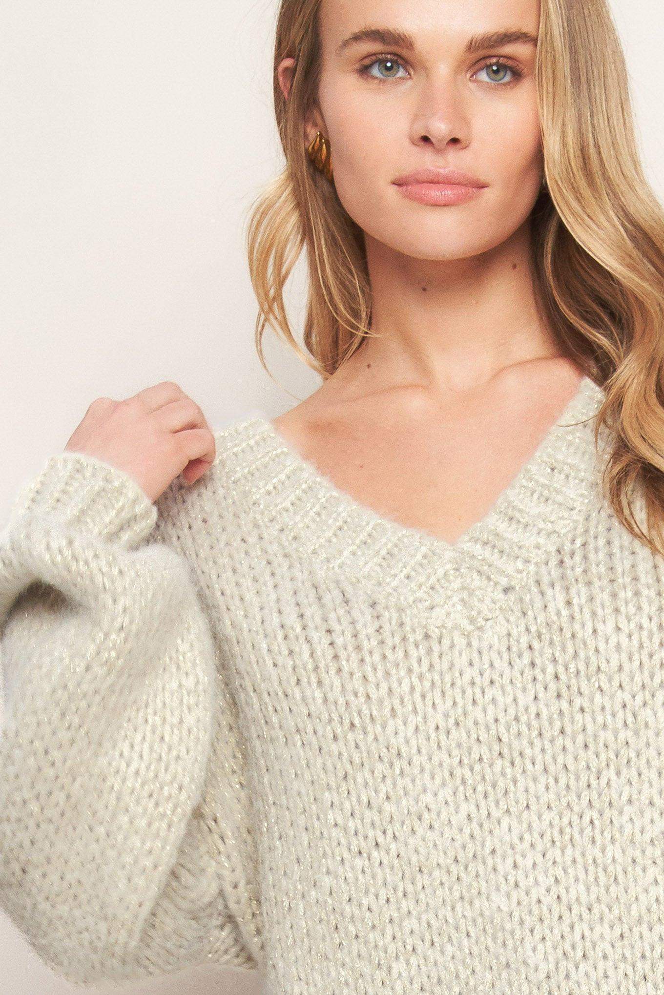 EARTHY TOUCH SWEATER KNIT TOP - Flying Tomato - Flyclothing LLC