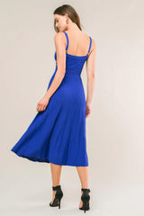 BREEZY WALKS KNIT MIDI DRESS - Flying Tomato - Flyclothing LLC