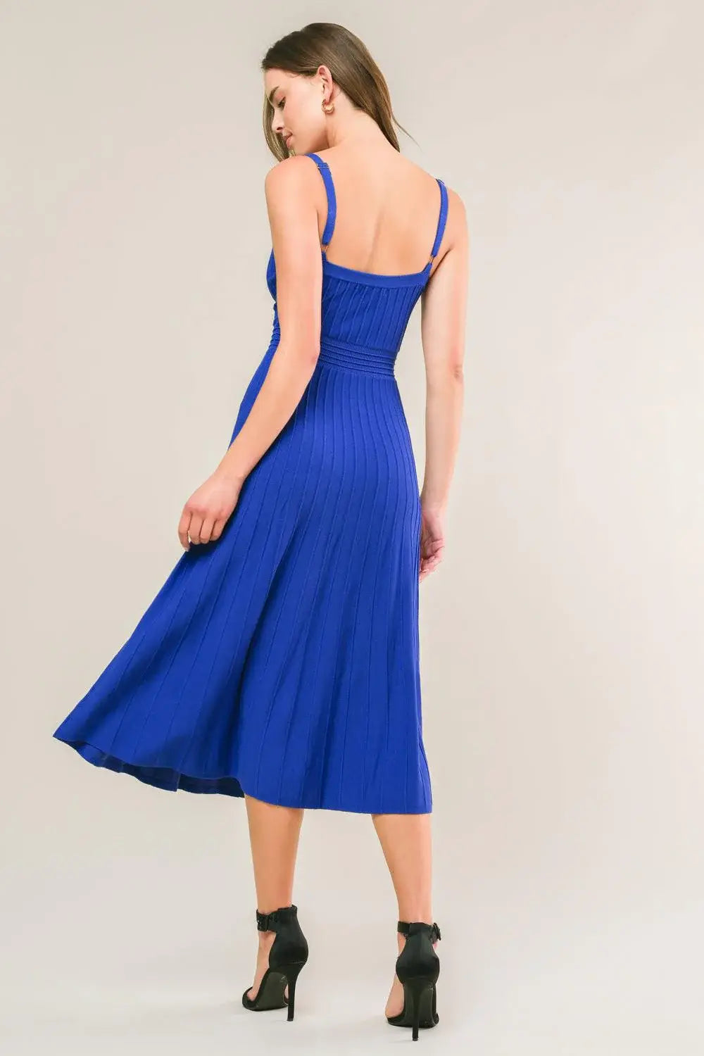 BREEZY WALKS KNIT MIDI DRESS - Flying Tomato - Flyclothing LLC