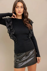 FIGHT THE FEELING SWEATER TOP - Flying Tomato - Flyclothing LLC
