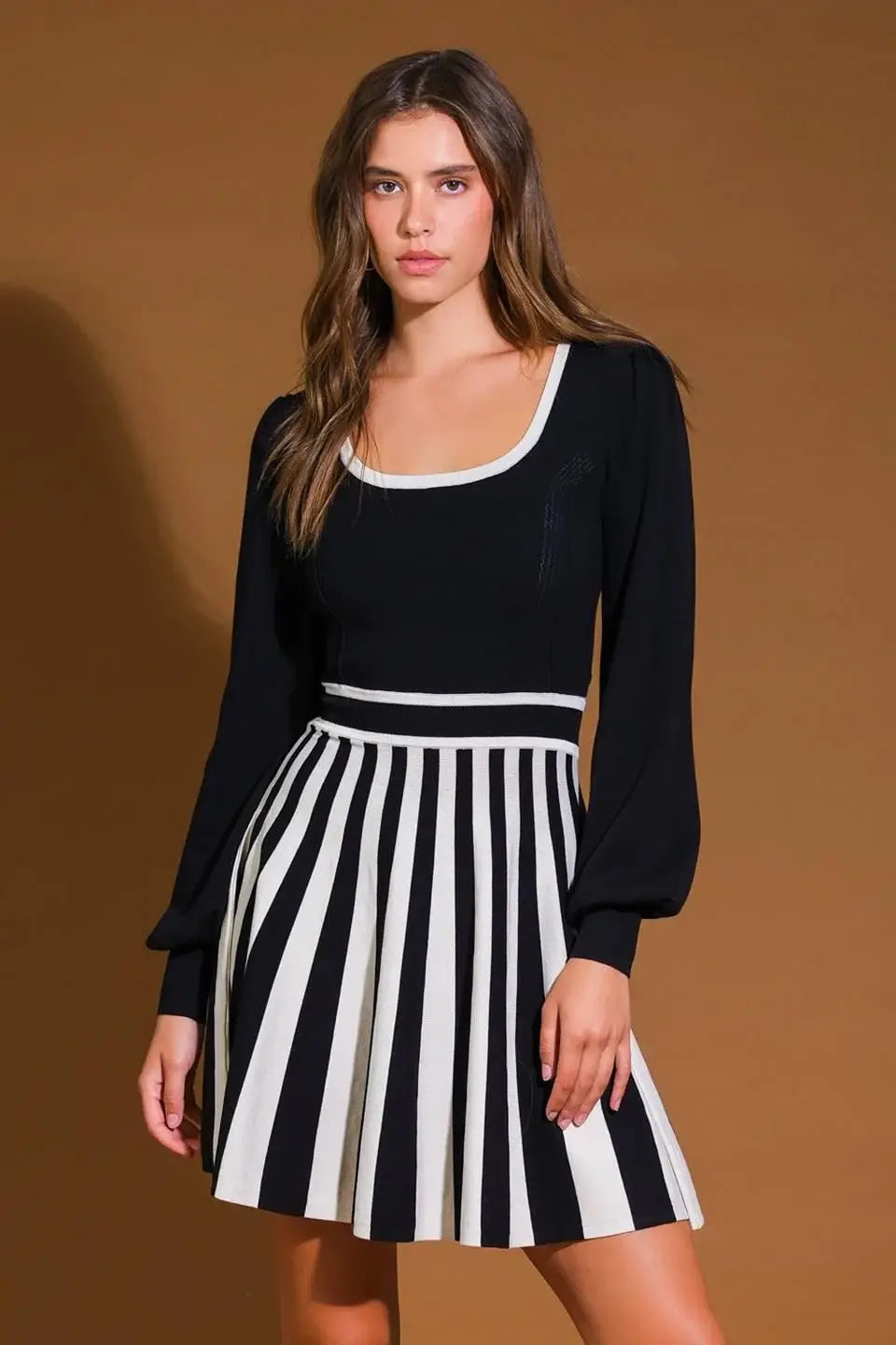 SOFT ATTITUDE WOVEN MINI DRESS - Flying Tomato - Flyclothing LLC