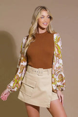 DECADENT PERSONA SWEATER TOP - Flying Tomato - Flyclothing LLC