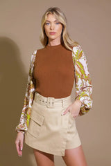 DECADENT PERSONA SWEATER TOP - Flying Tomato - Flyclothing LLC