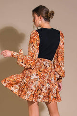FLIRTY DREAMER SWEATER MINI DRESS - Flying Tomato - Flyclothing LLC