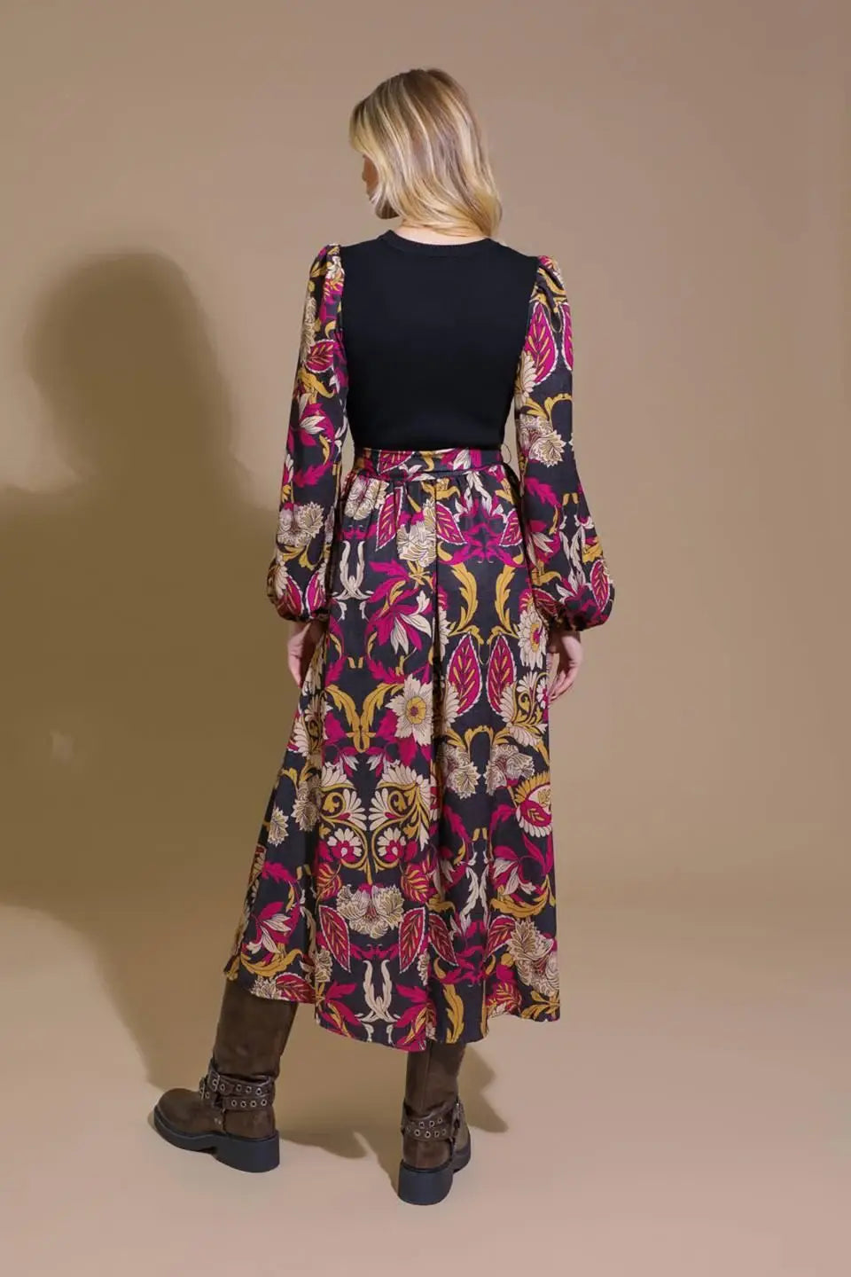 CRUSHING ON COZY WOVEN MIDI DRESS - Flying Tomato - Flyclothing LLC