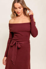 ALL A FANTASY SWEATER MIDI DRESS - Flying Tomato - Flyclothing LLC