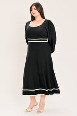 CEDAR LINE ELEGANCE SWEATER MIDI DRESS - Flying Tomato - Flyclothing LLC