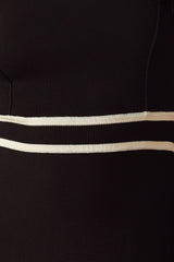 CEDAR LINE ELEGANCE SWEATER MIDI DRESS