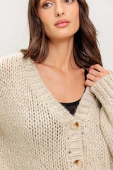 WEEKEND WARMTH SWEATER KNIT CARDIGAN - Flying Tomato - Flyclothing LLC