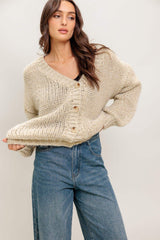 WEEKEND WARMTH SWEATER KNIT CARDIGAN - Flying Tomato - Flyclothing LLC