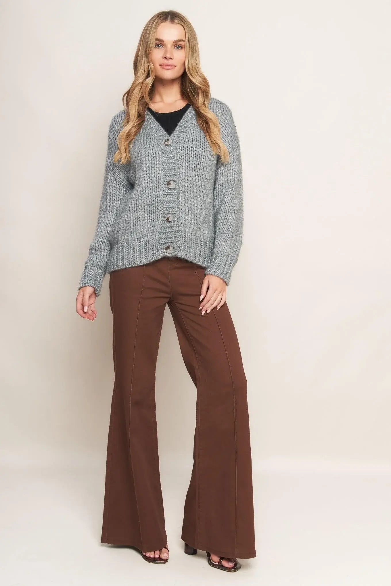 WEEKEND WARMTH SWEATER KNIT CARDIGAN - Flying Tomato - Flyclothing LLC