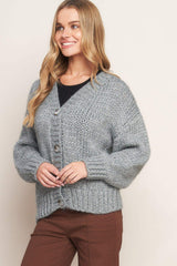 WEEKEND WARMTH SWEATER KNIT CARDIGAN - Flying Tomato - Flyclothing LLC