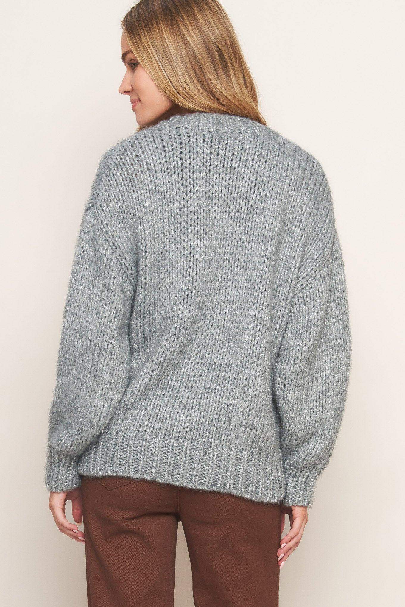 WEEKEND WARMTH SWEATER KNIT CARDIGAN - Flying Tomato - Flyclothing LLC