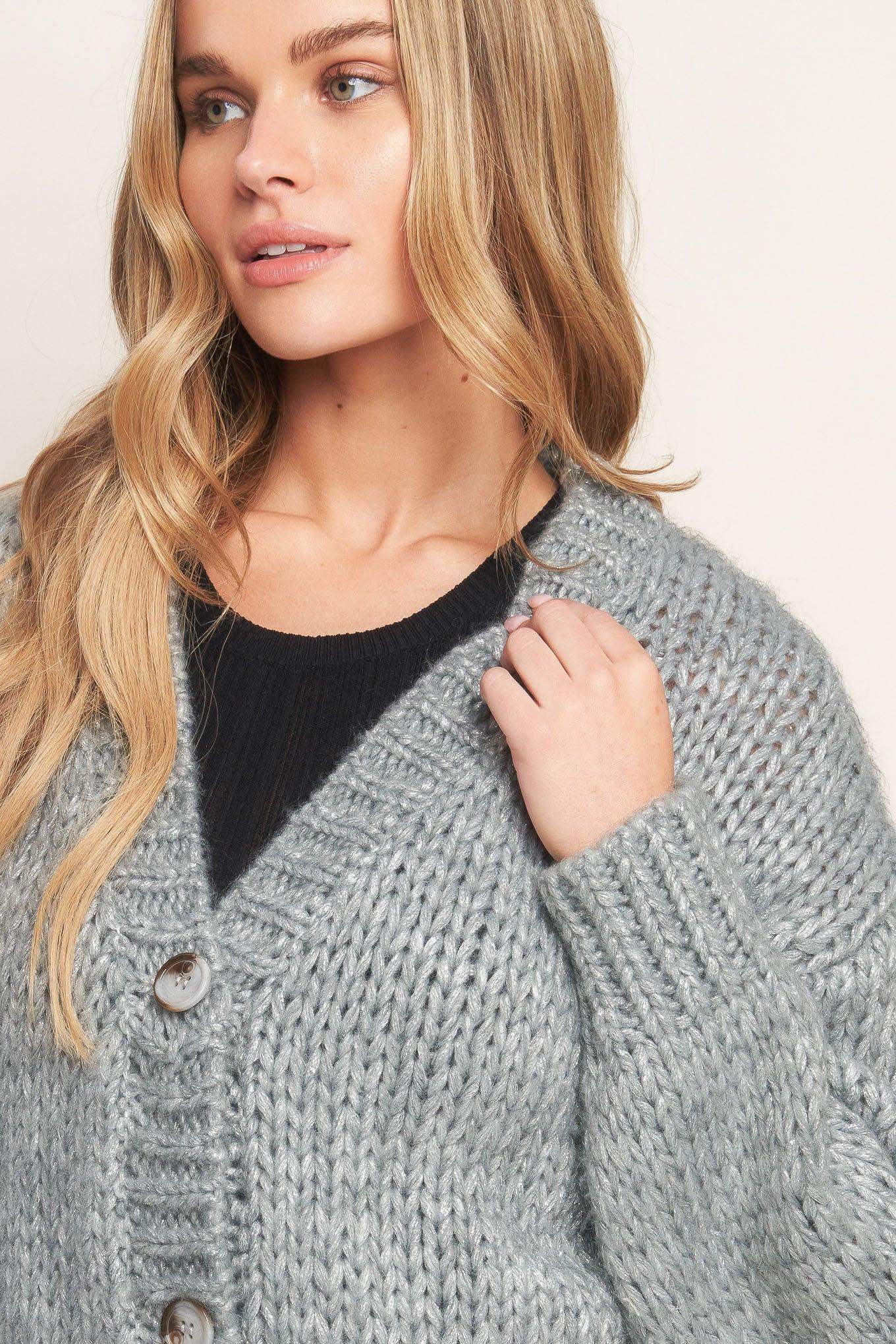 WEEKEND WARMTH SWEATER KNIT CARDIGAN - Flying Tomato - Flyclothing LLC