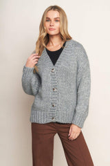 WEEKEND WARMTH SWEATER KNIT CARDIGAN - Flying Tomato - Flyclothing LLC