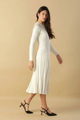 HIGH STANDARDS SWEATER MIDI DRESS - Flying Tomato - Flyclothing LLC
