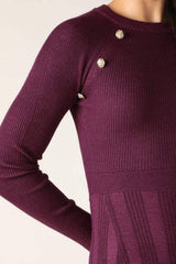 HIGH STANDARDS SWEATER MIDI DRESS - Flying Tomato - Flyclothing LLC