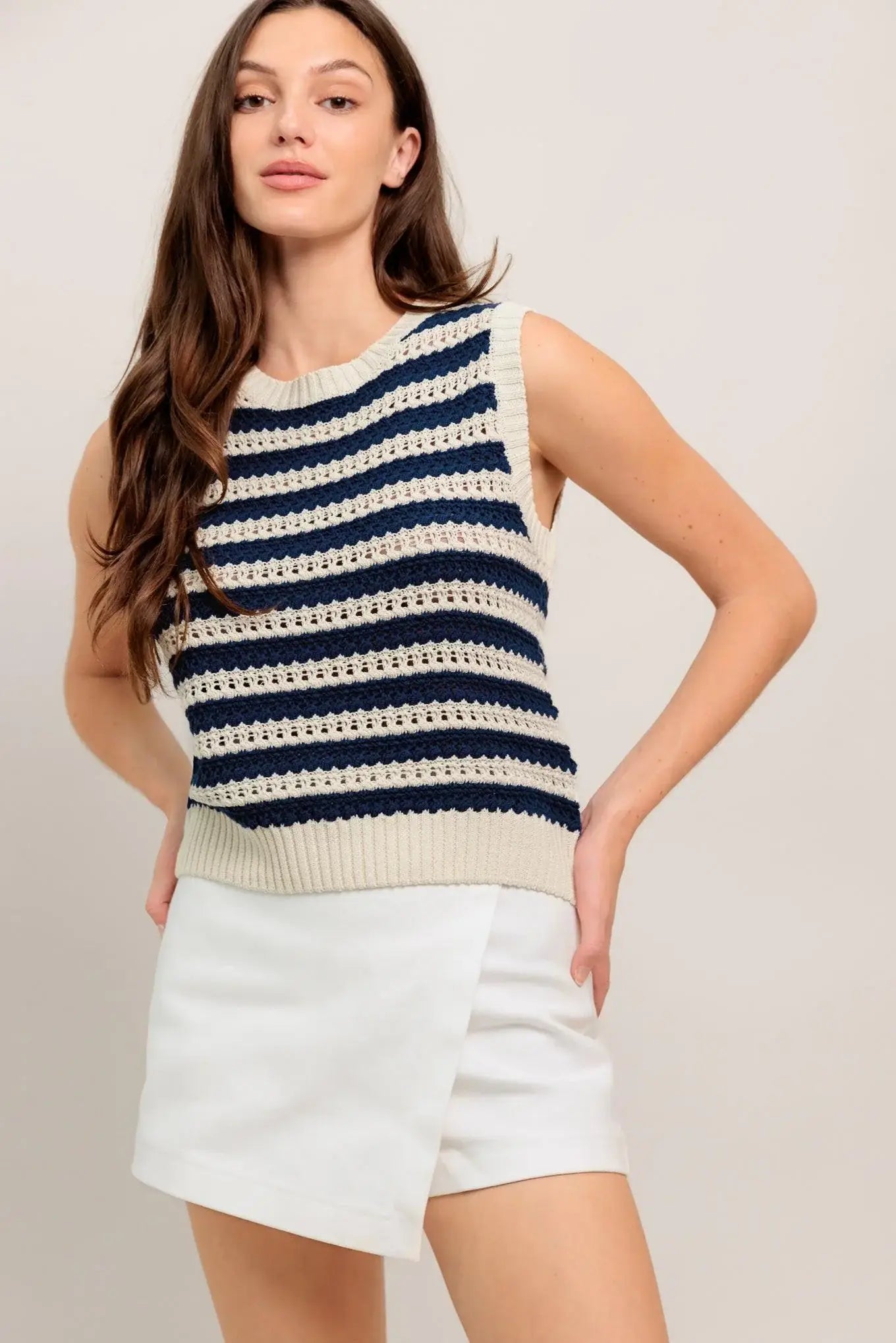 CLEAN COAST KNIT TOP - Flying Tomato - Flyclothing LLC