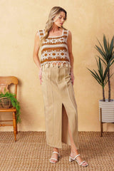 WISHFUL THINKING CROCHET TOP - Flying Tomato - Flyclothing LLC