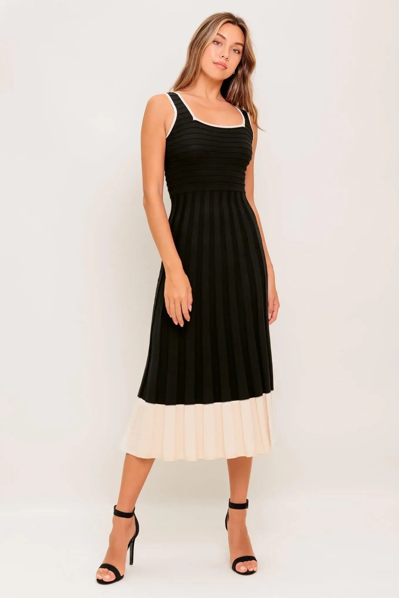MODERN MUSE KNIT MIDI DRESS - Flying Tomato - Flyclothing LLC