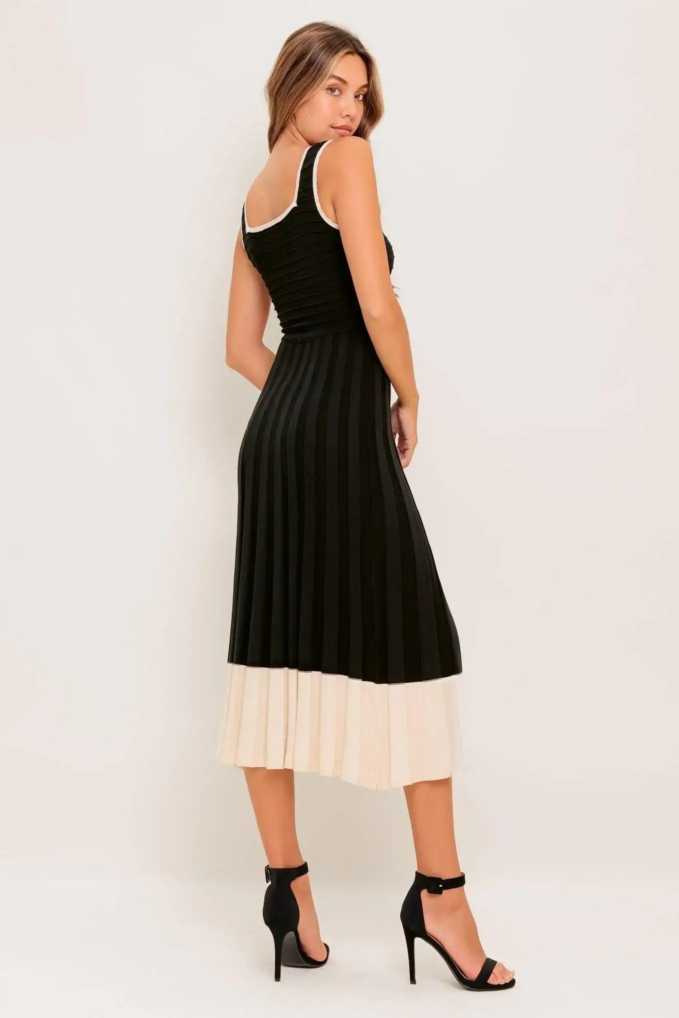 MODERN MUSE KNIT MIDI DRESS - Flying Tomato - Flyclothing LLC