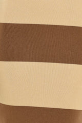 ESPRESSO & CREAM SWEATER KNIT MIDI DRESS