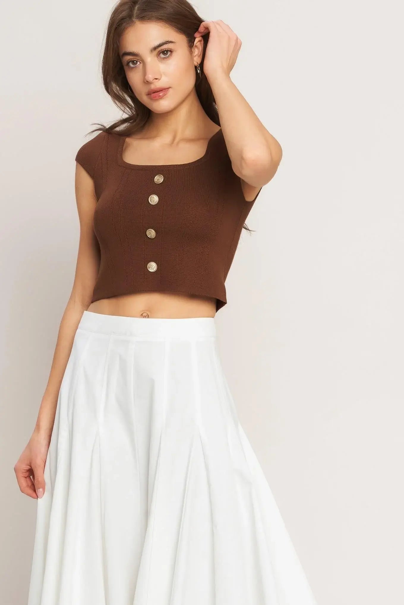 EFFORTLESS FIT SWEATER KNIT TOP - Flying Tomato - Flyclothing LLC