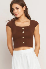 EFFORTLESS FIT SWEATER KNIT TOP - Flying Tomato - Flyclothing LLC