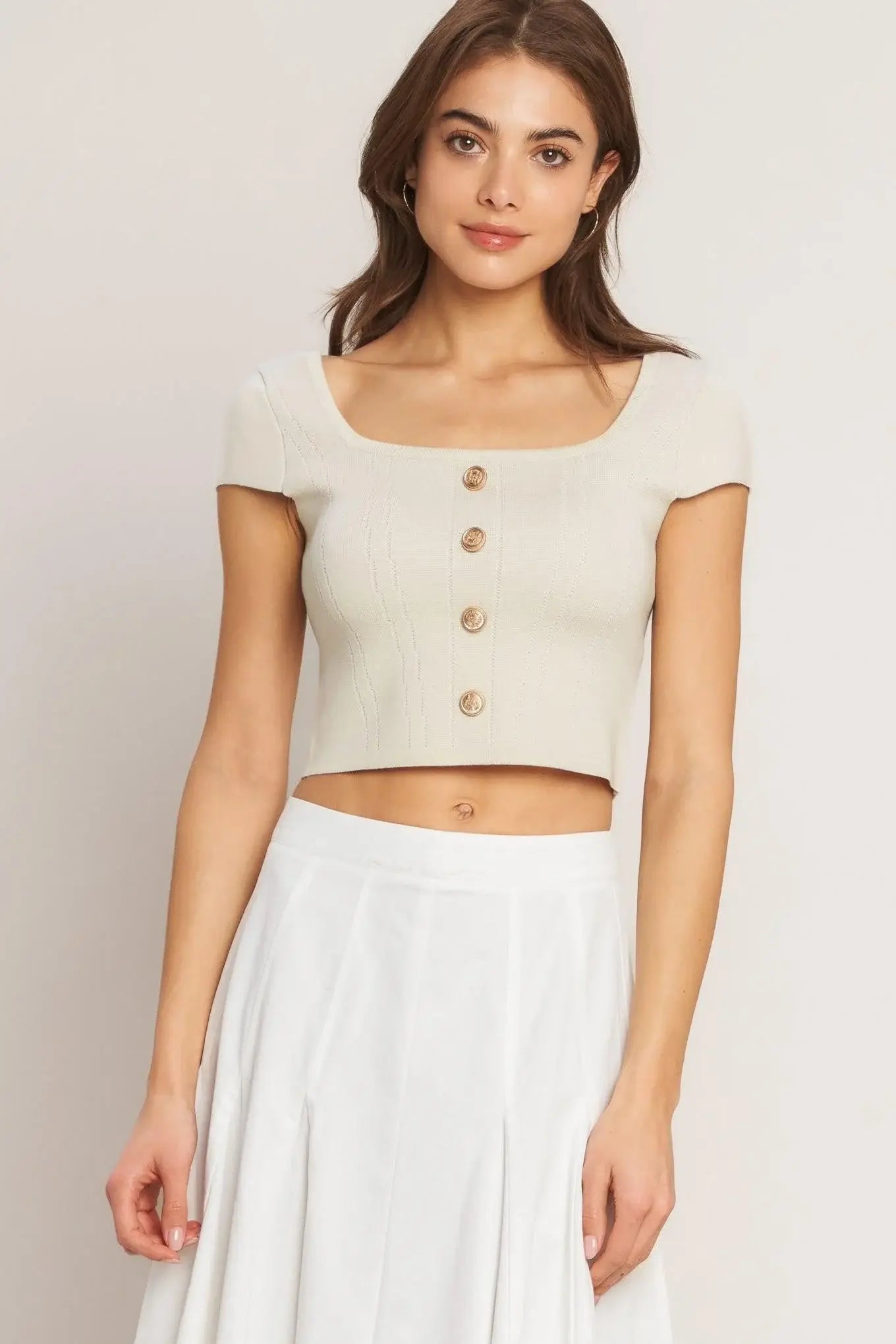 EFFORTLESS FIT SWEATER KNIT TOP - Flying Tomato - Flyclothing LLC