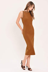 SADDLEWOOD ELEGANCE SWEATER KNIT MIDI DRESS