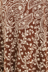 HAZEL PAISLEY EMBRACE JACQUARD SWEATER MIDI DRESS