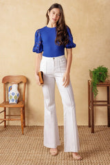 GETTING INTO THE GROOVE KNIT TOP - Flying Tomato - Flyclothing LLC