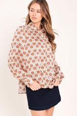 MOROCCAN MUSE WOVEN TOP