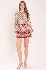 MOROCCAN MUSE WOVEN TOP