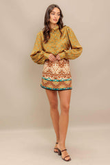 MOROCCAN MUSE WOVEN TOP