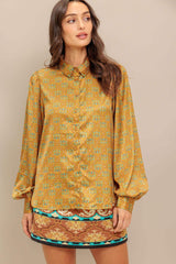 MOROCCAN MUSE WOVEN TOP - Flying Tomato - Flyclothing LLC
