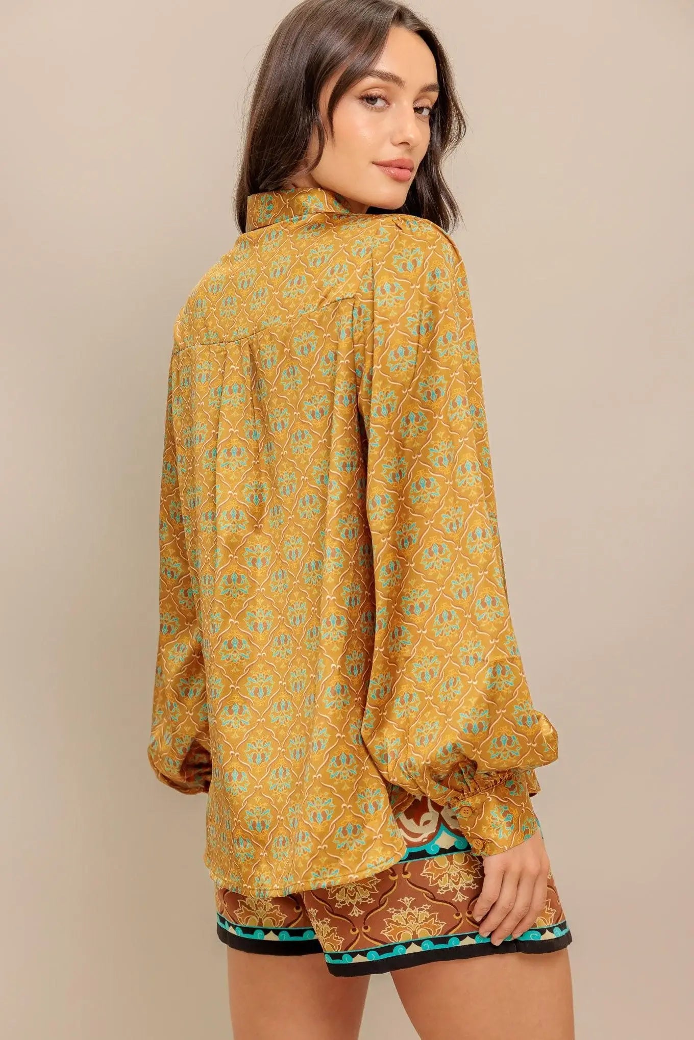 MOROCCAN MUSE WOVEN TOP - Flying Tomato - Flyclothing LLC